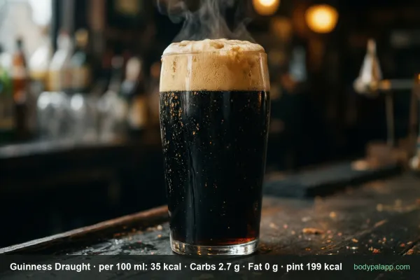 Pint of Guinness calories