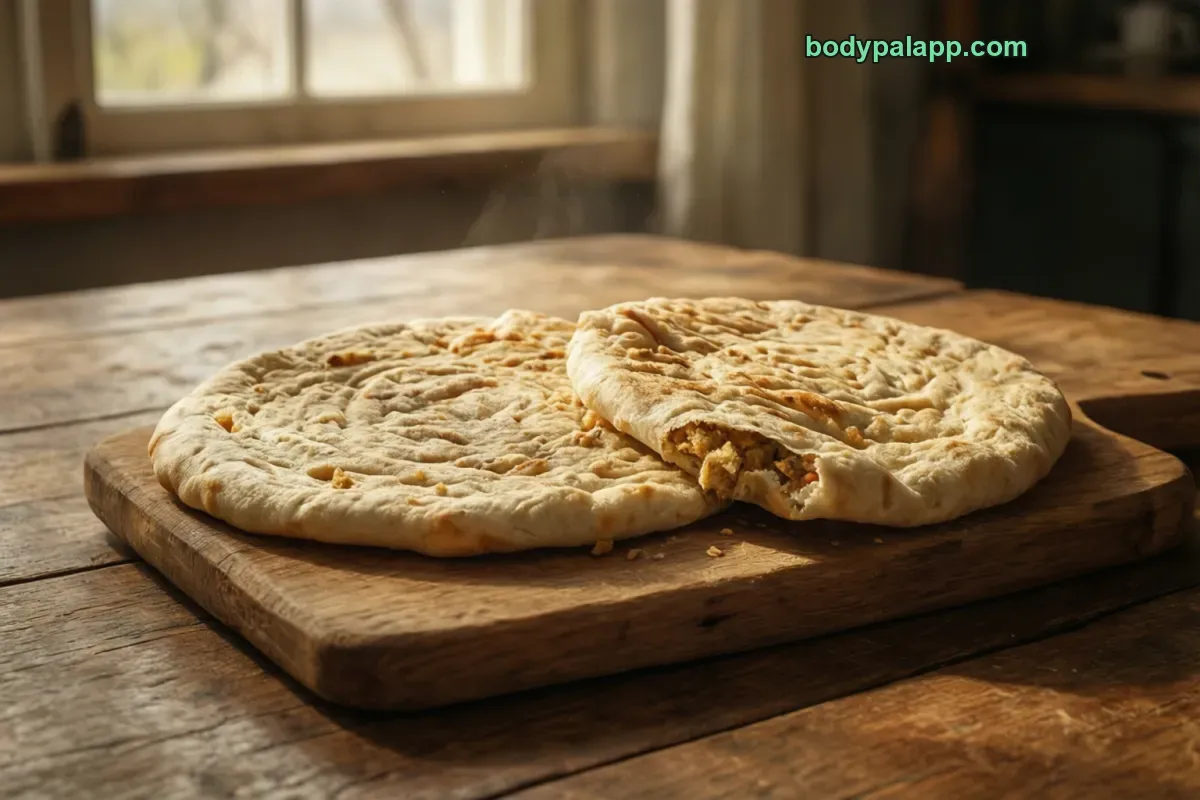 Gyro bread, Greek-style pita, white