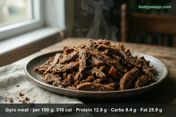 Gyro Meat calories