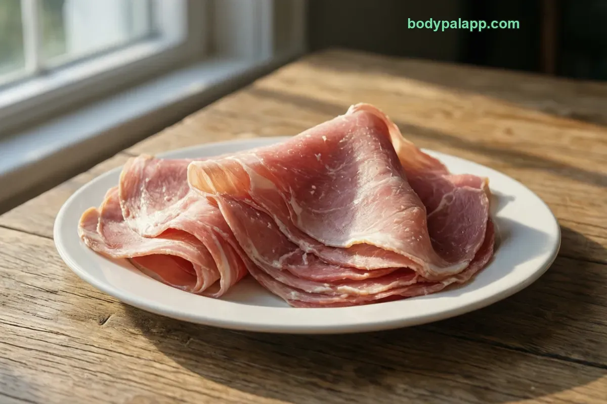 Ham deli meat, sliced, 96% fat-free