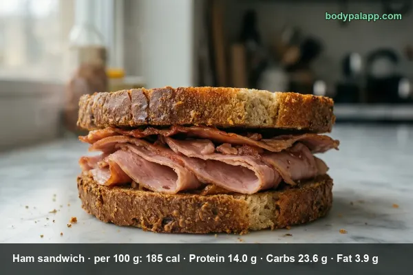 Ham Sandwich calories