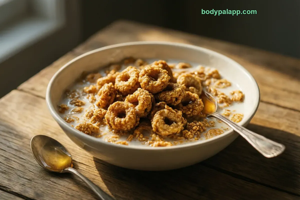 Honey nut cheerios, dry, without milk
