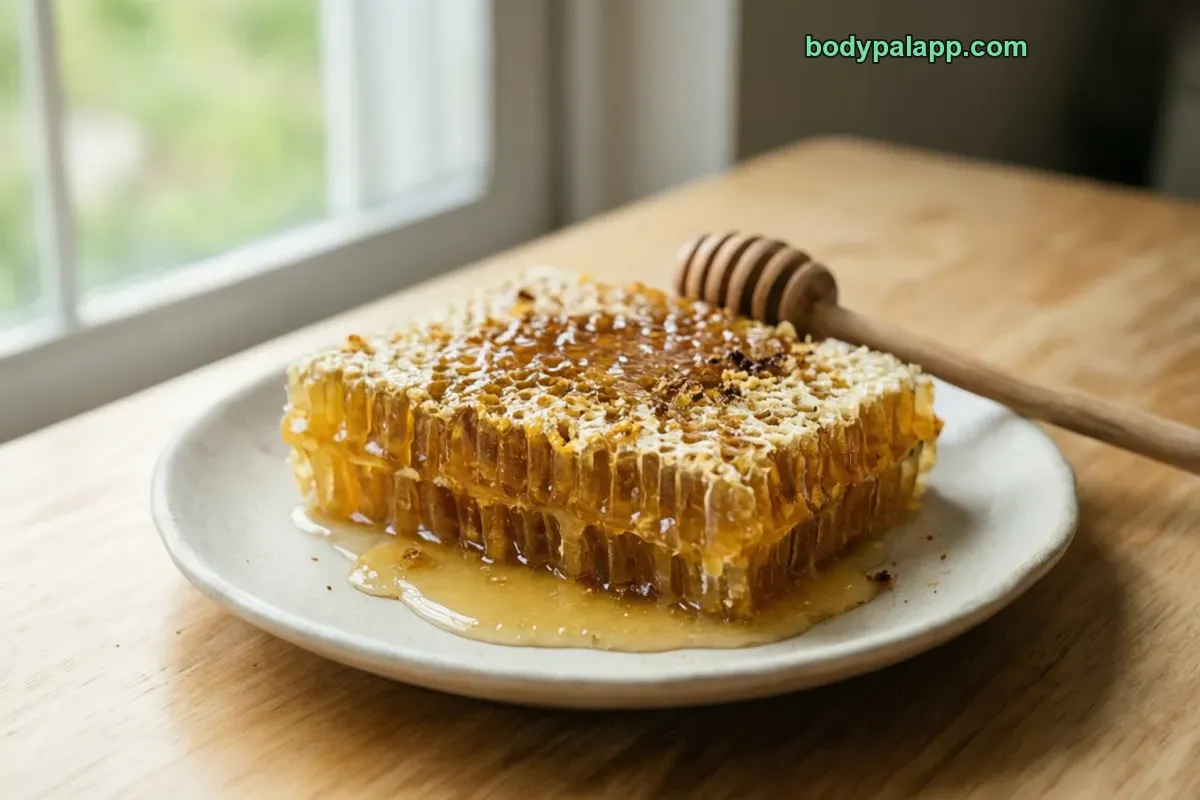 Honeycomb, packaged, per label