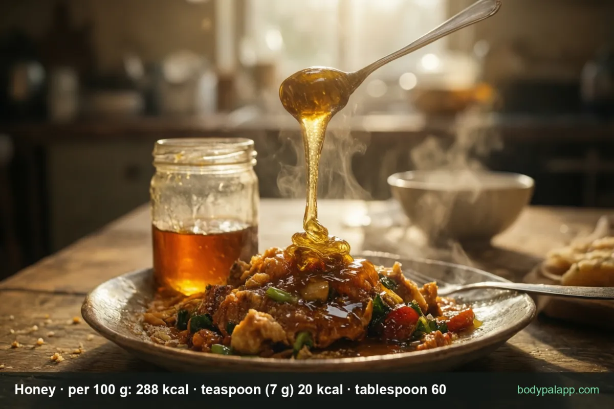 Honey - 20 kcal a teaspoon