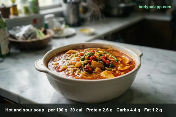 Hot And Sour Soup calories