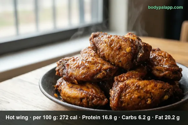 Hot wings calories