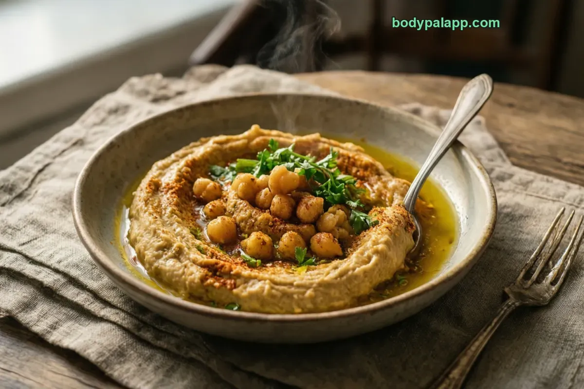 Hummus, commercial, plain