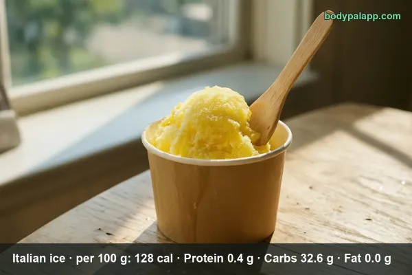 Italian Ice calories