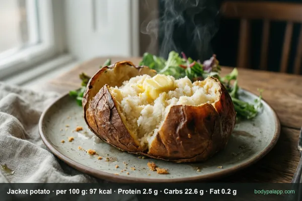 Jacket potato calories