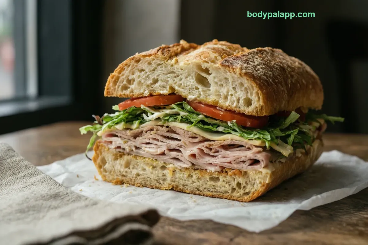 Jimmy john's sub, fast food sub sandwich
