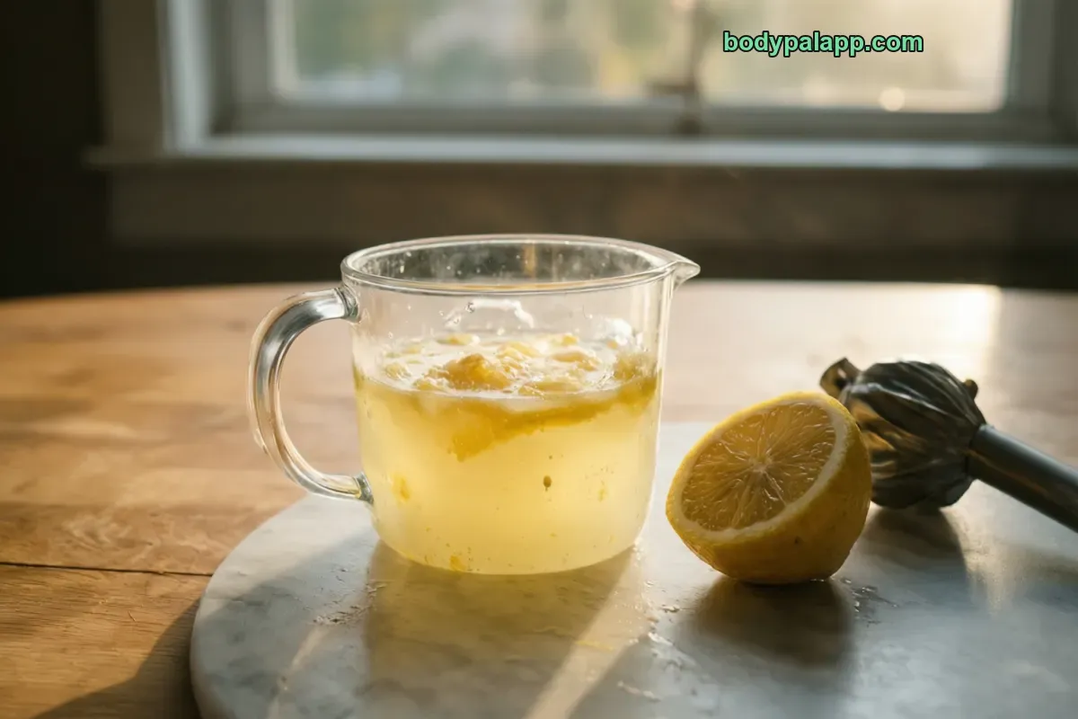 Lemon juice, freshly squeezed, raw