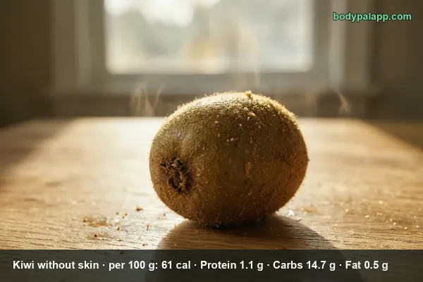 Kiwi Without The Skin calories