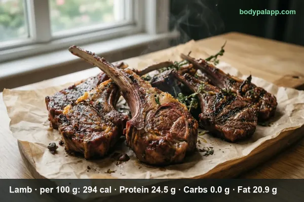 Lamb calories