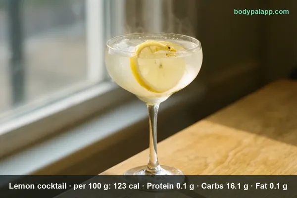 Lemon Cocktail calories