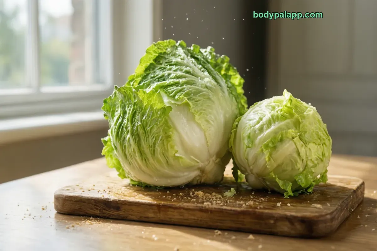 Lettuce head, raw, iceberg