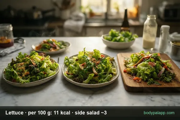 Lettuce calories