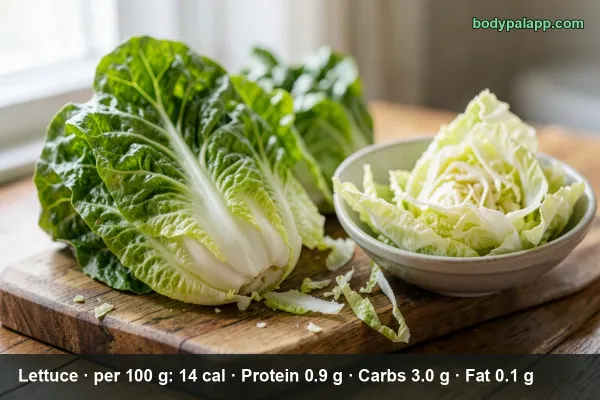 Lettuce calories