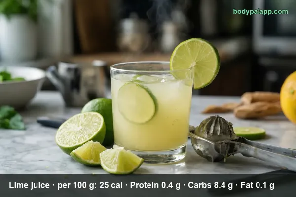 Lime juice calories
