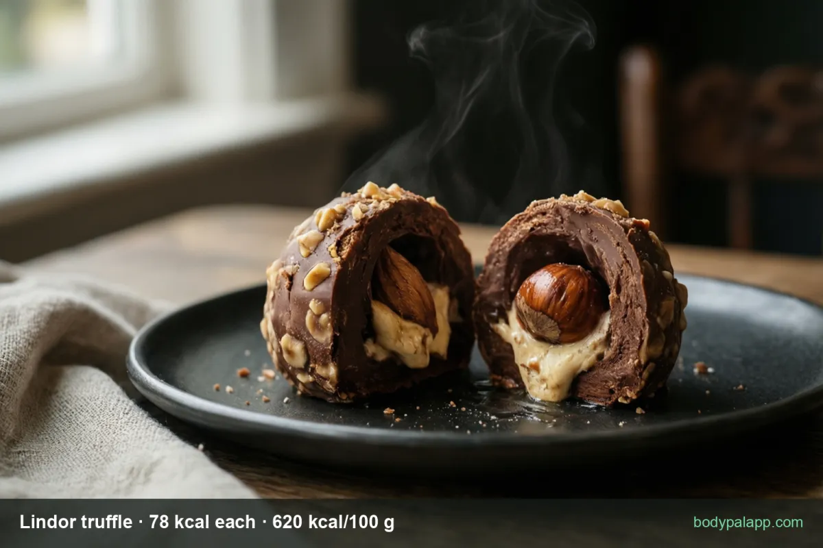 Lindt Lindor - 78 kcal per truffle