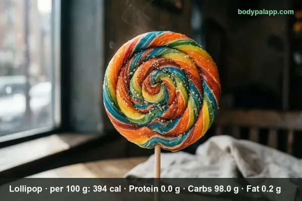 Lollipop calories