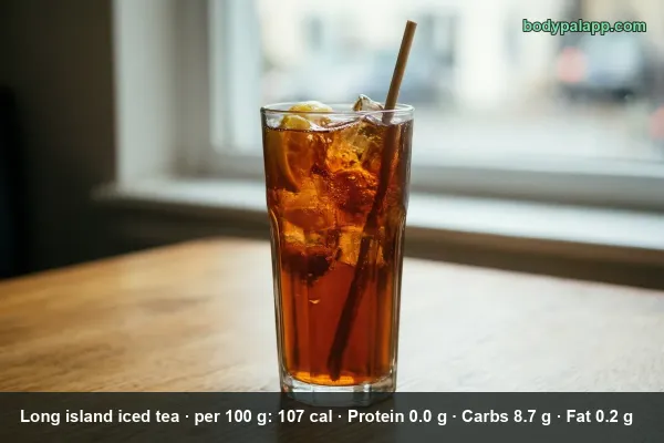 Long Island Iced Tea calories