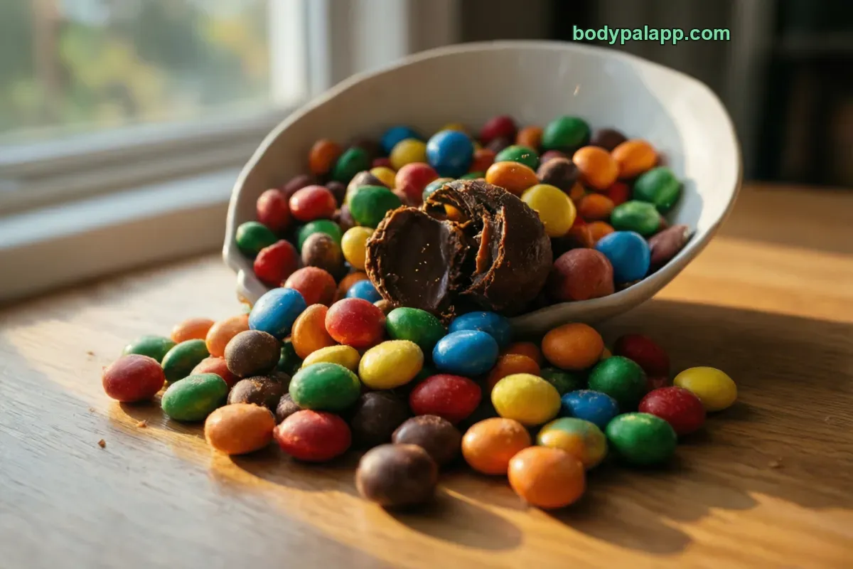 M&m's, milk chocolate candies
