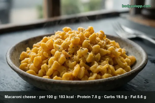 Mac and cheese calories