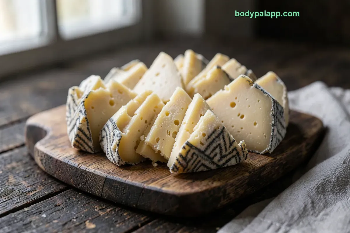 Manchego, packaged, per label