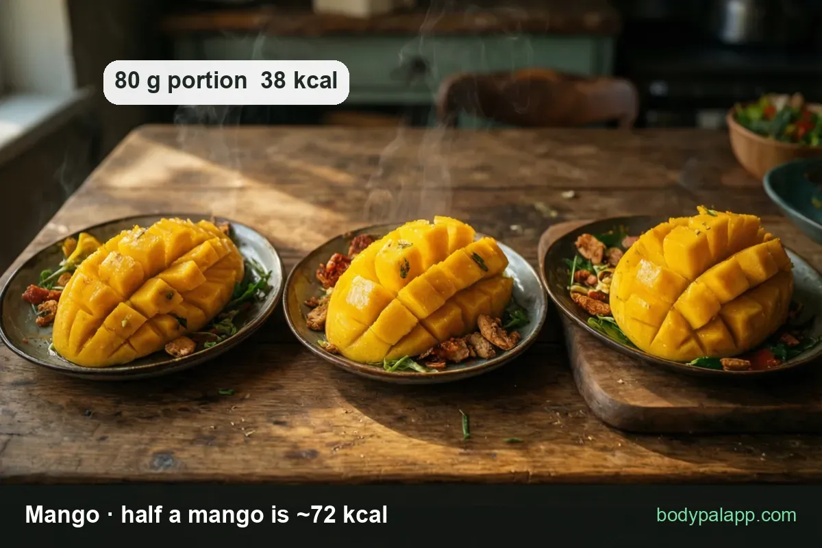 Mango variants calories comparison