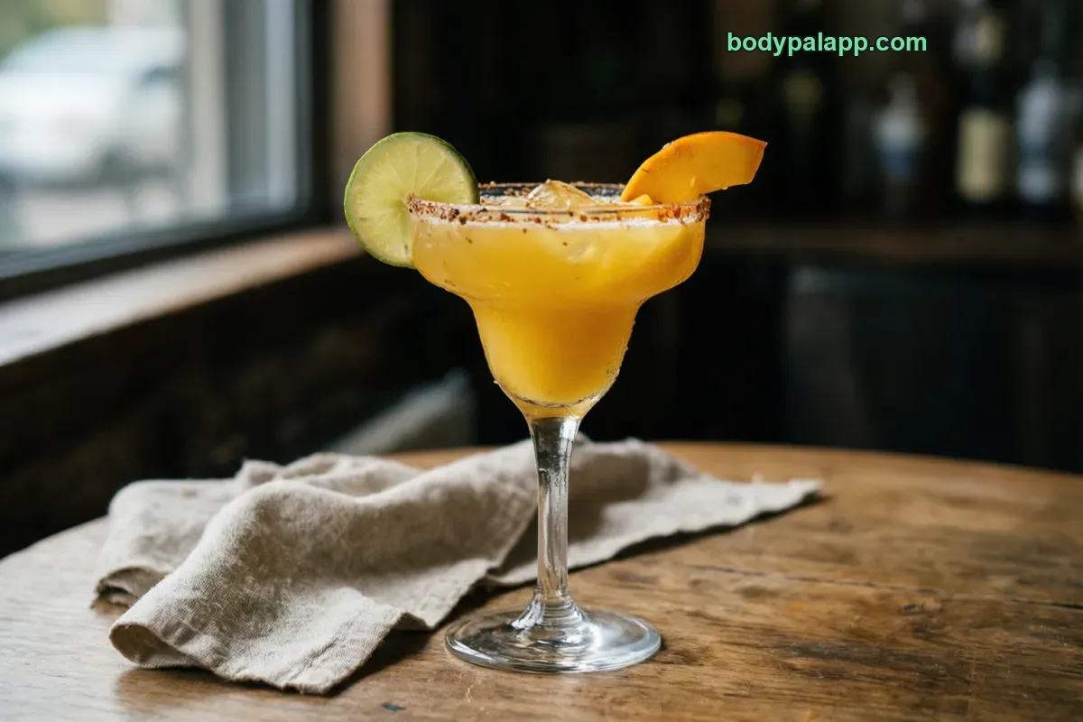 Mango margarita, mixed drink, mango variety