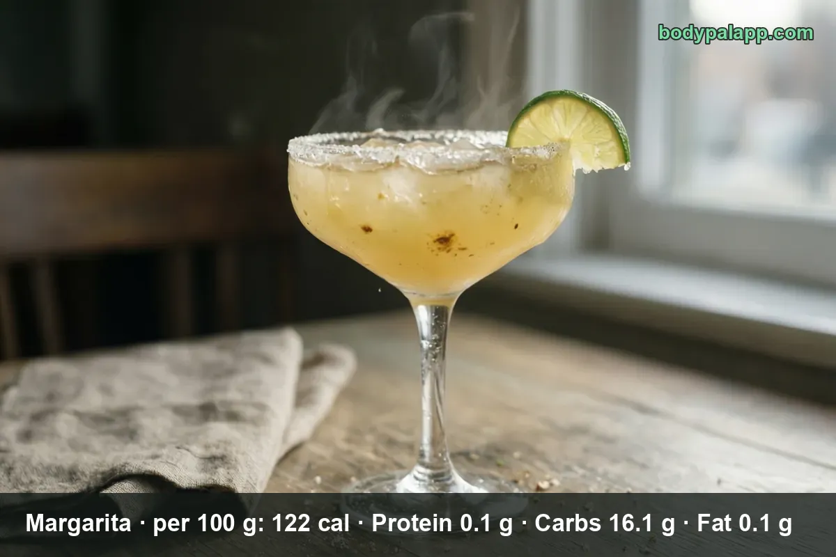 Margarita in a coupe glass with a salted rim