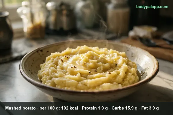 Mashed potato calories