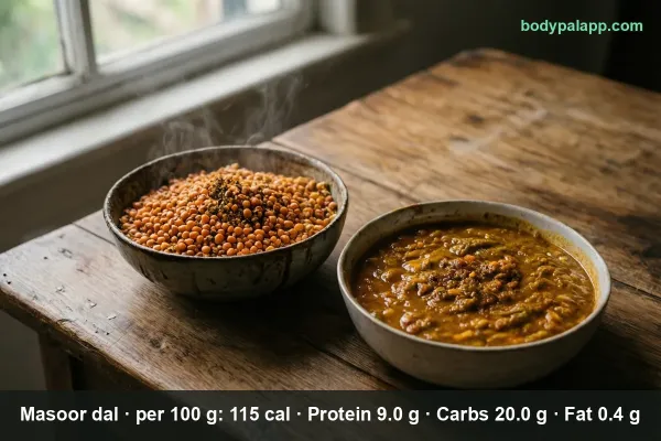Masoor Dal calories
