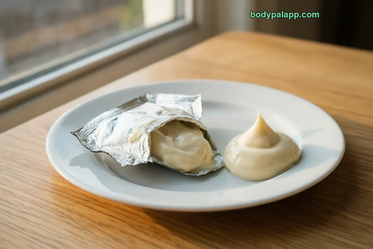 Mayonnaise packet, regular, ready to use
