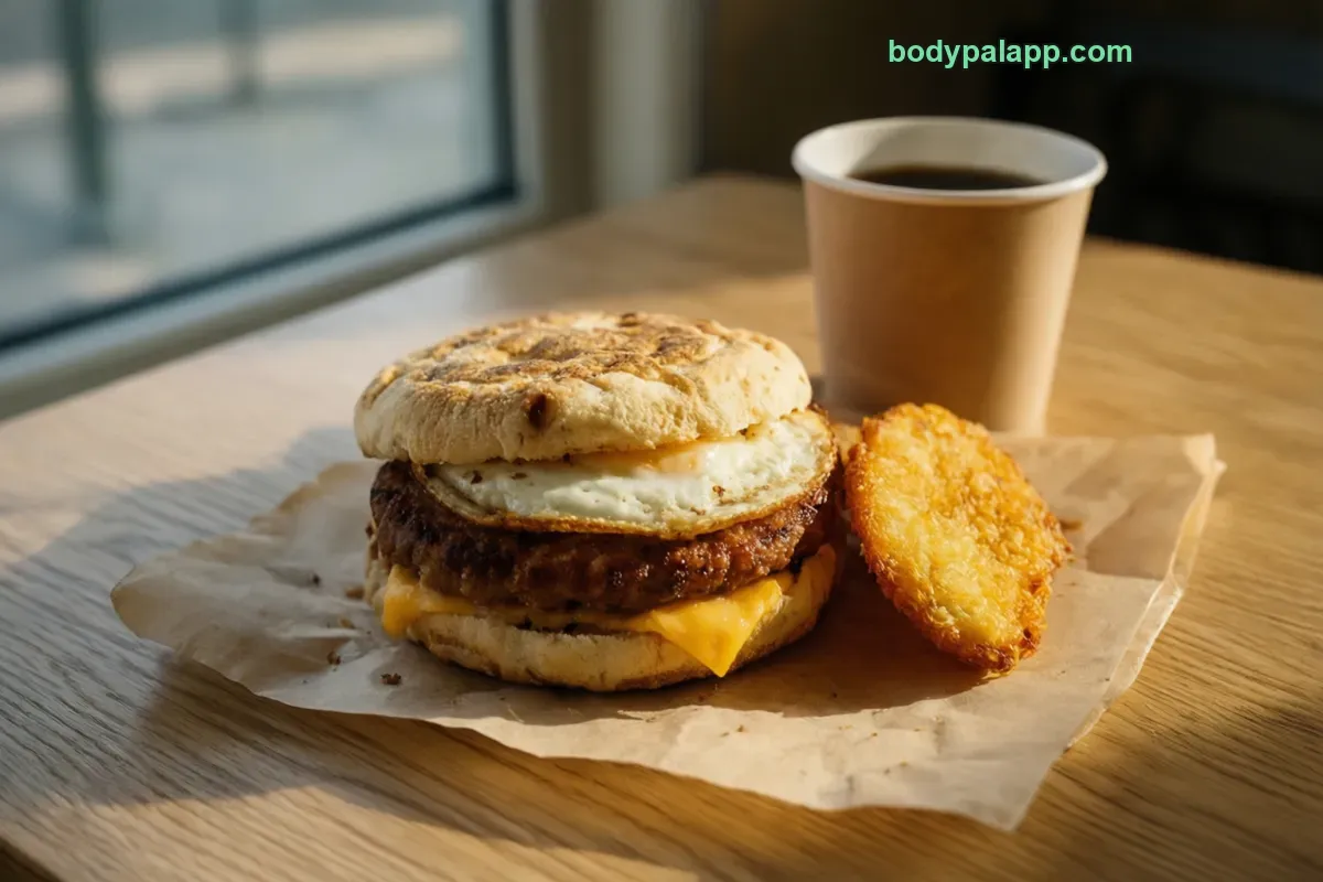 Mcdonald's breakfast, fast food
