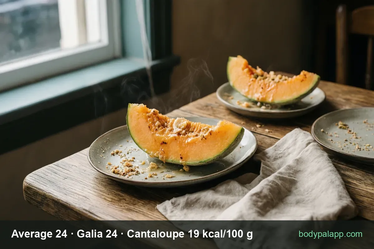 Melon variants calories comparison