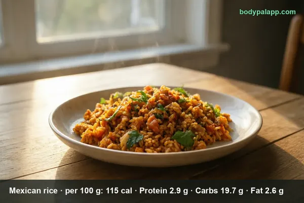 Mexican rice calories