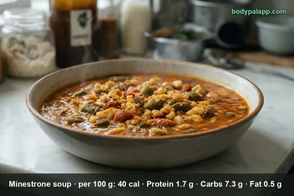 Minestrone Soup calories