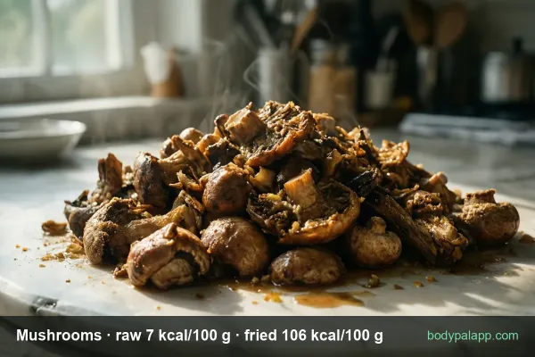 Mushrooms calories