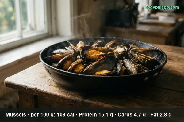 Mussels calories