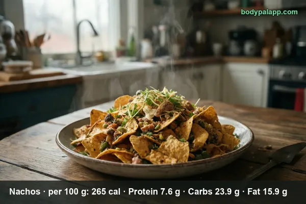 Nachos calories