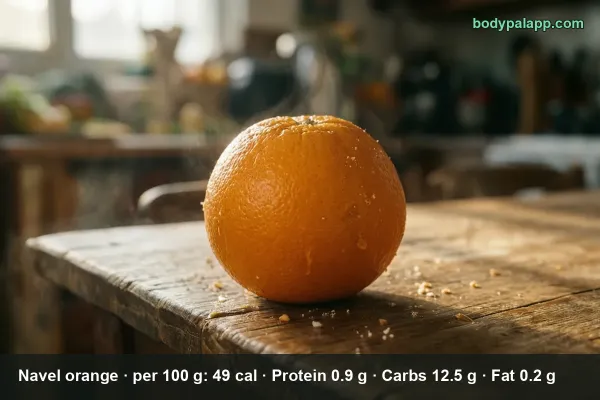 Navel Orange calories