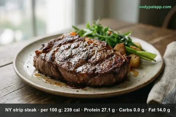 NY Strip Steak calories