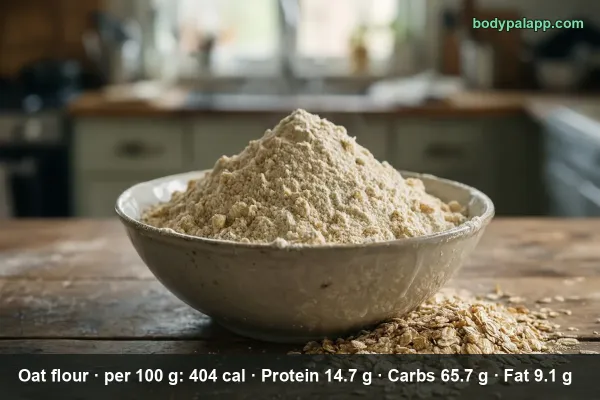 Oat flour calories
