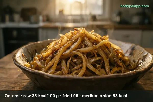 Onions calories
