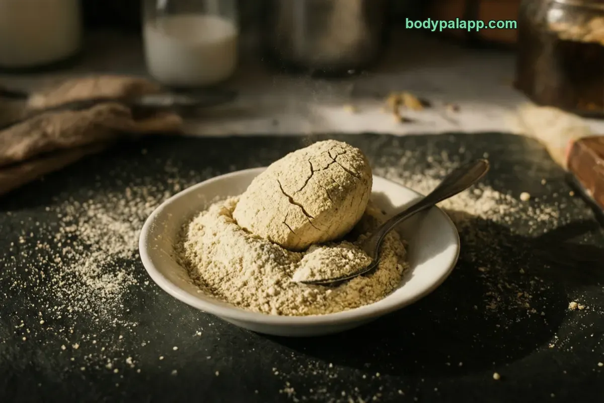 Onion powder, dried, ground