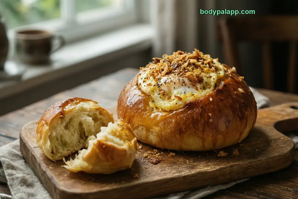 Onion roll, packaged, per label