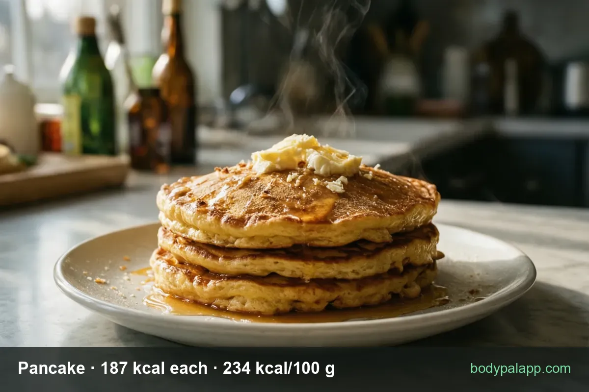 Pancake - 187 kcal each