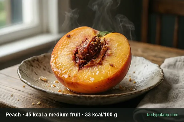 Peach calories