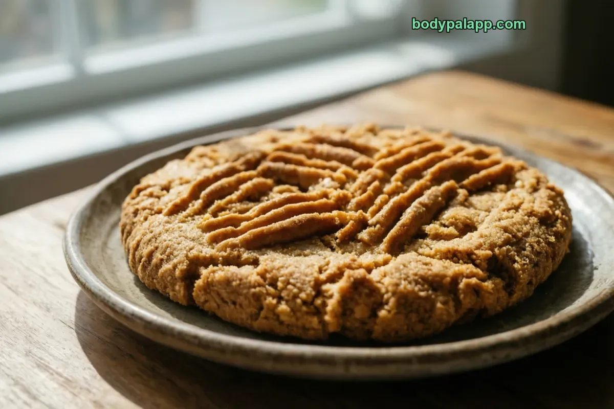 Peanut butter cookie, store-bought, regular